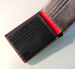 J.FOLD Reverb  Leather Wallet - Black