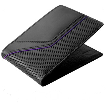 J.FOLD Jetstream Leather Wallet - Black