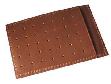 Superflat Carrier Leather Wallet - Brown