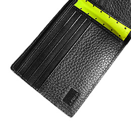 J.FOLD Altrus Leather Wallet - Black