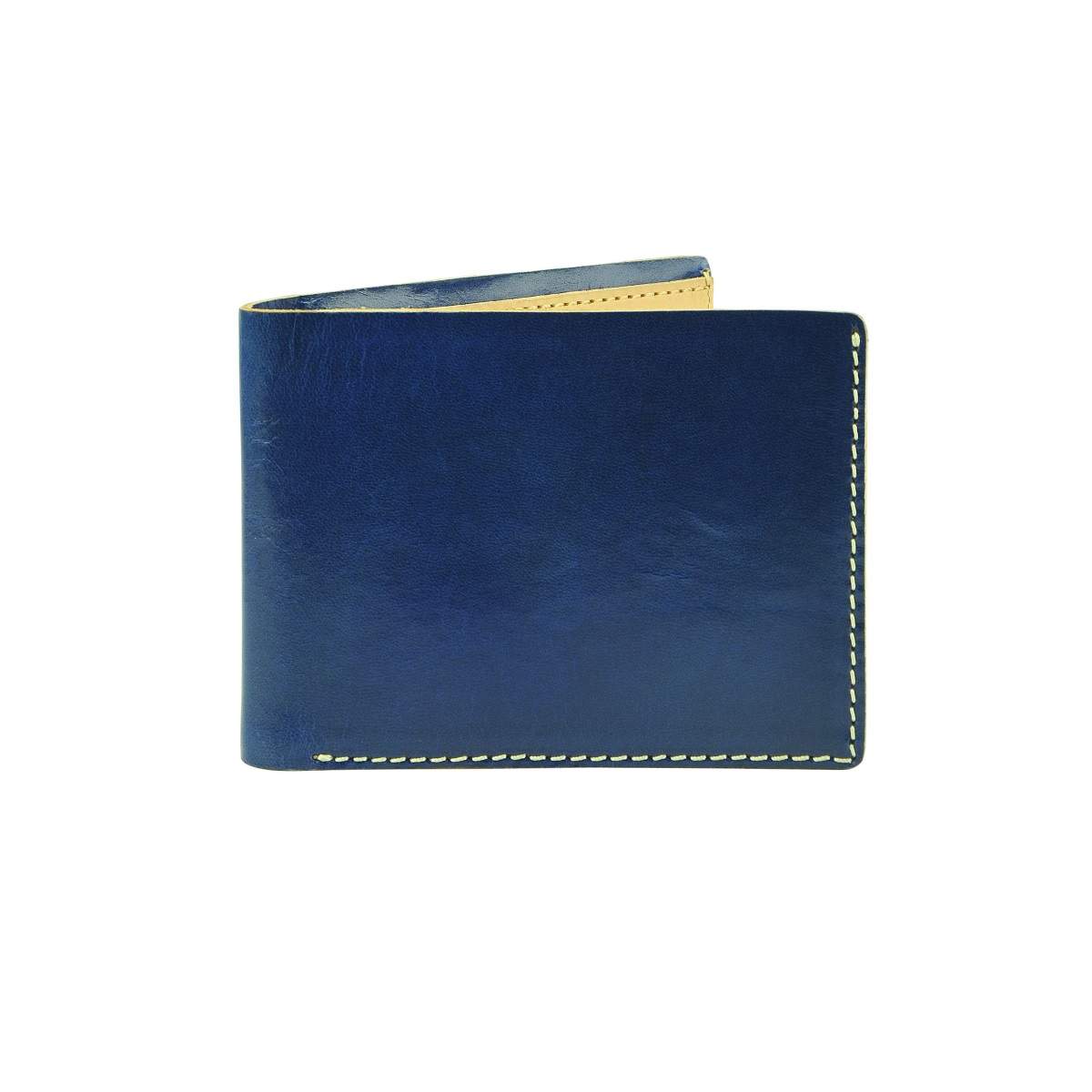 J.FOLD Superglaze Leather Wallet - Cobalt