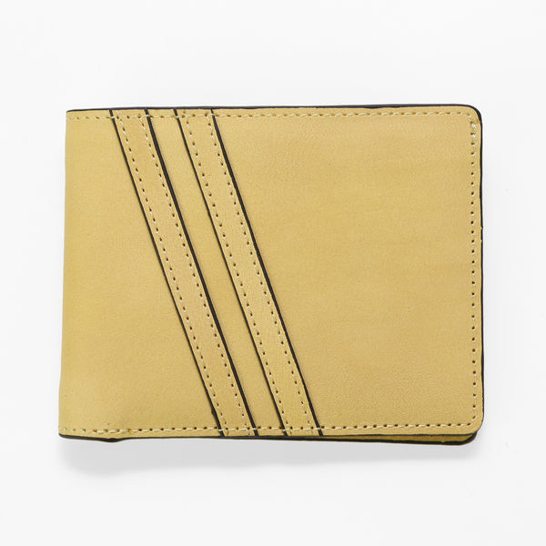 J.FOLD Roadster Leather Wallet - Yellow