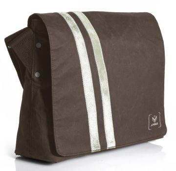 J.FOLD Messenger Waxed Canvas Bag - Brown