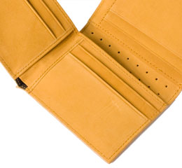 J.FOLD Marshal Leather Wallet - Camel