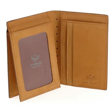 J.FOLD Marshal Leather Wallet - Brown