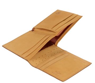 J.FOLD Marshal Leather Wallet - Camel