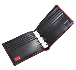 J.FOLD Roadster Leather Wallet - Black