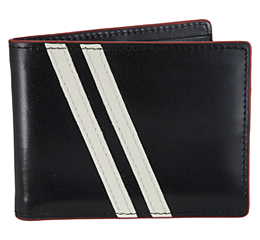 J.FOLD Roadster Leather Wallet - Black