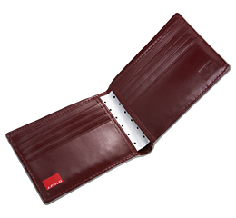 J.FOLD Jetstream Leather Wallet with Coin Pouch - Silver