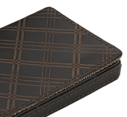 J.FOLD Leather Business Card Carrier - Black