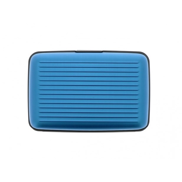 OGON Aluminum Wallet with Money Clip - Blue