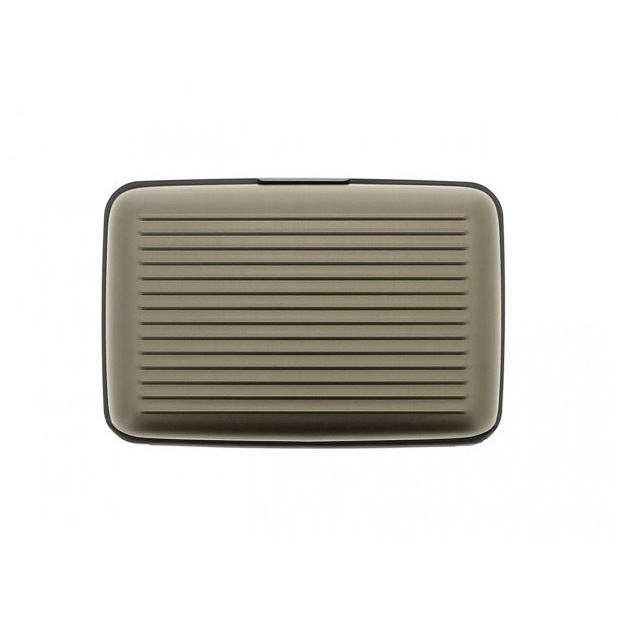 OGON Aluminum Wallet with Money Clip - Dark Grey