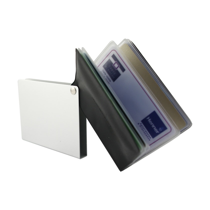 OGON Aluminum Wallet Flip Over  - Silver