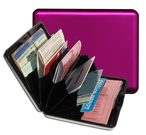 Aluminum Wallet Big - Purple