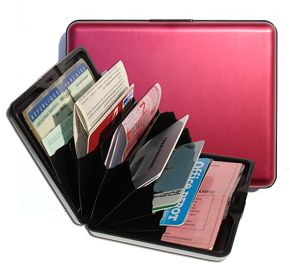 Aluminum Wallet Big - Red