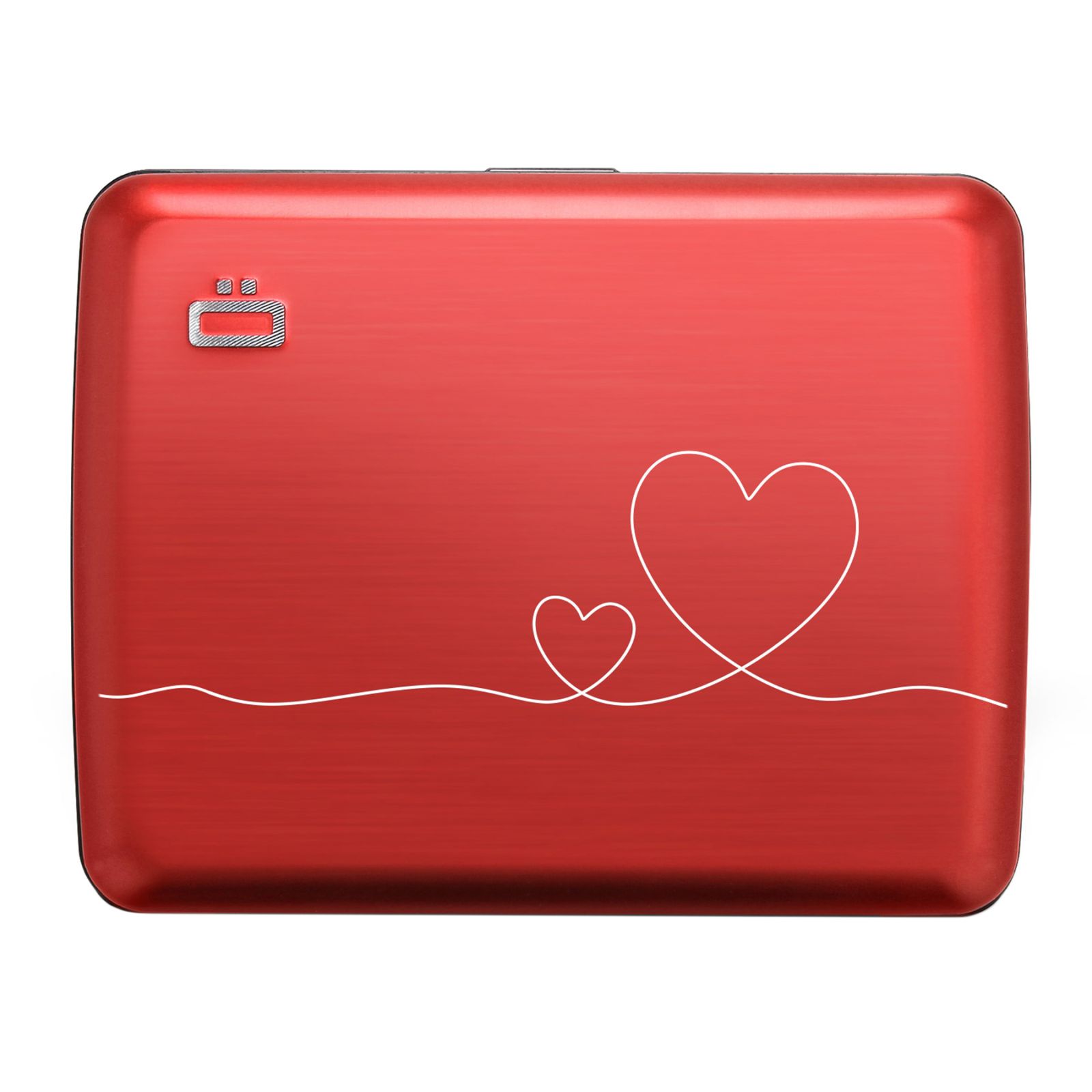 OGON Aluminum Wallet Smart Case V2.0 Large - Red Love