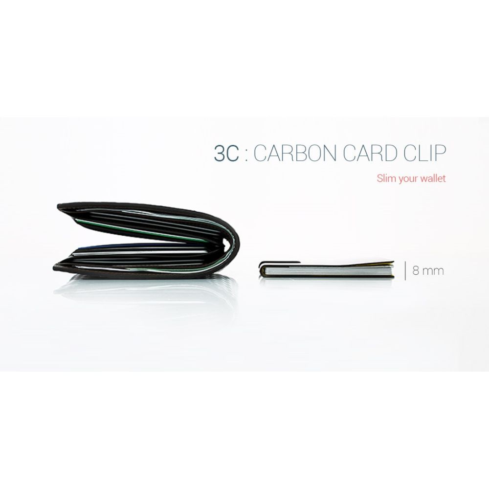 OGON Carbon Fiber Card Clip - Carbon