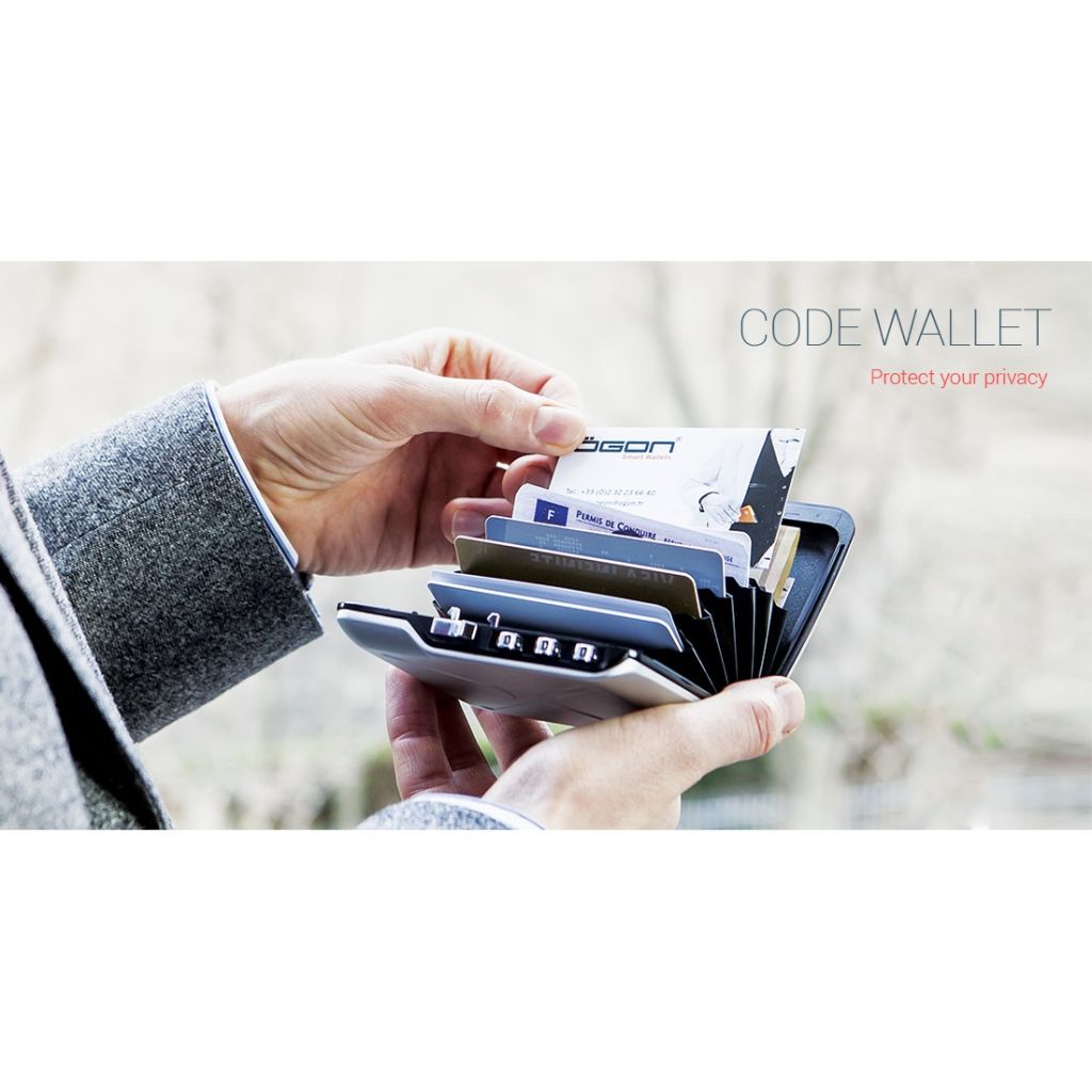 OGON Mini Safe Code Wallet - Blue