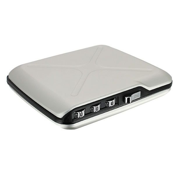 OGON Mini Safe Code Wallet - Silver