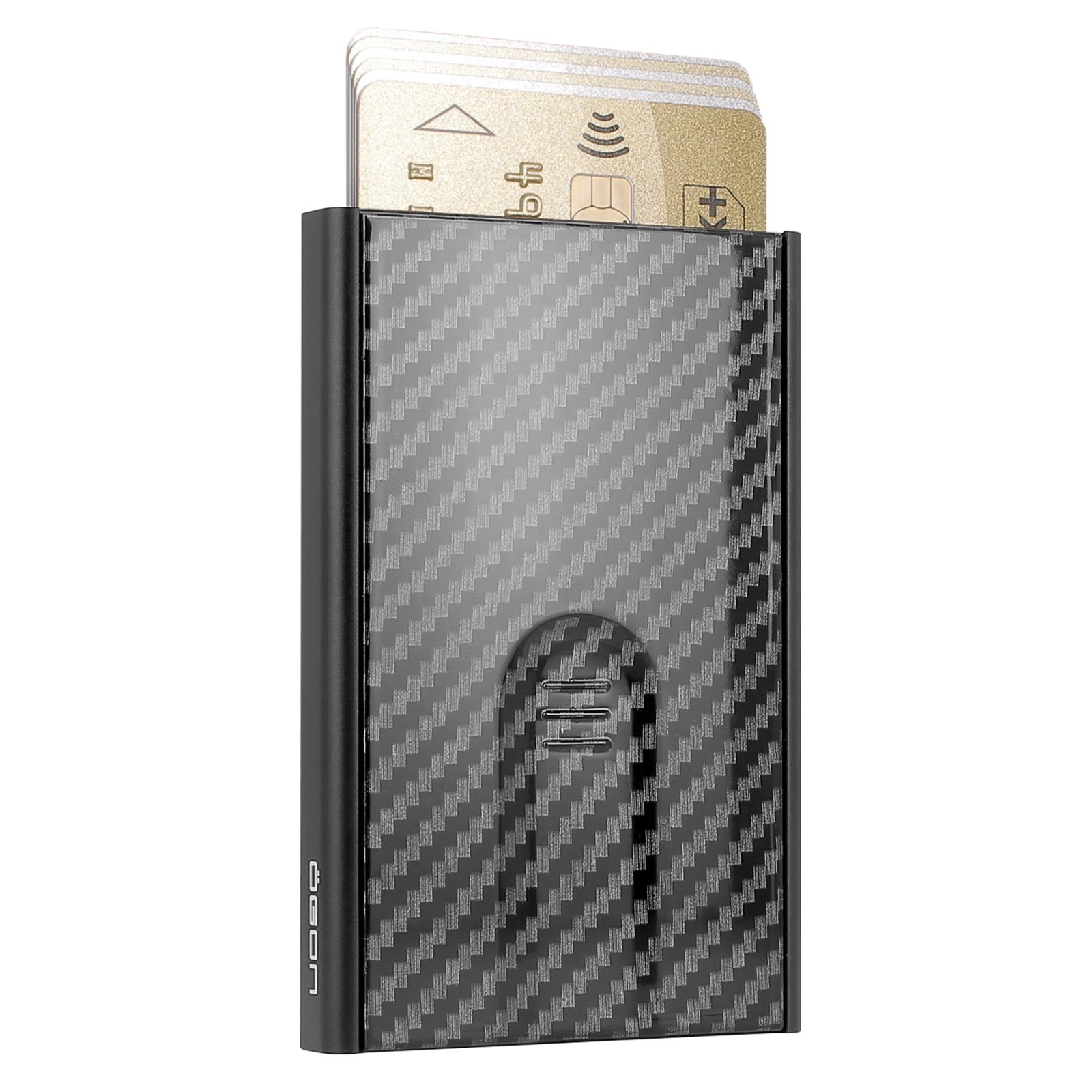 OGON Slider Aluminum Wallet - Carbon Fiber