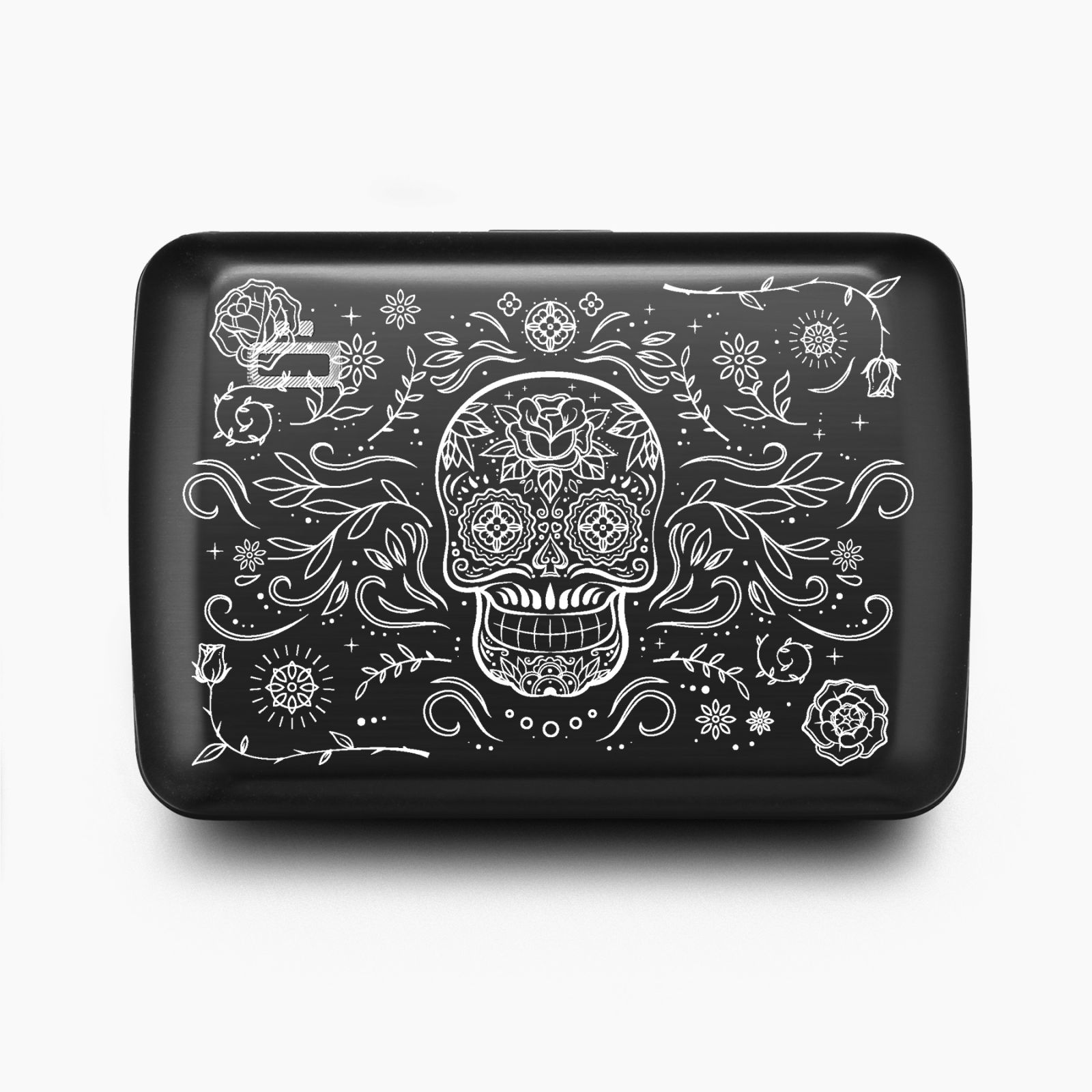 OGON Aluminum Wallet Smart Case V2.0 - Muertos Black