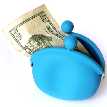 POCHI Silicone Coin Wallet - Blue