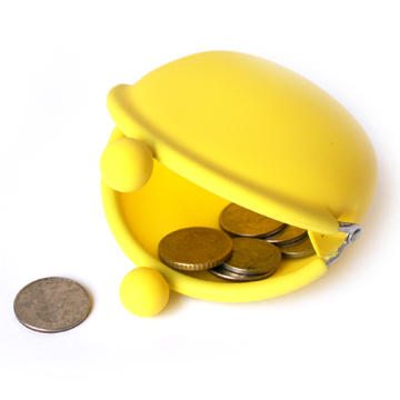 POCHI Silicone Coin Wallet - Yellow