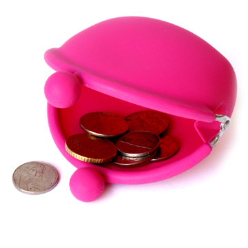 POCHI Silicone Coin Wallet - Pink