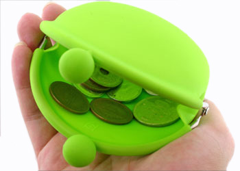 POCHI Silicone Coin Wallet - Green