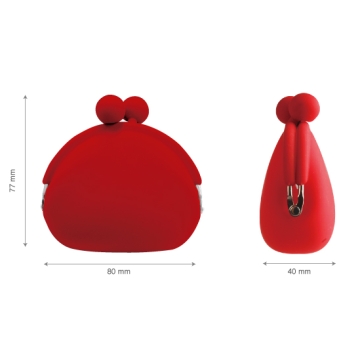 POCHI Silicone Wallet POCHIBI - Red