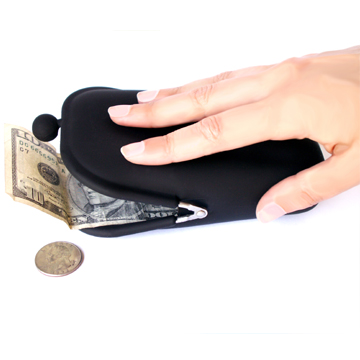 POCHI Silicone Wallet POCHII - Black