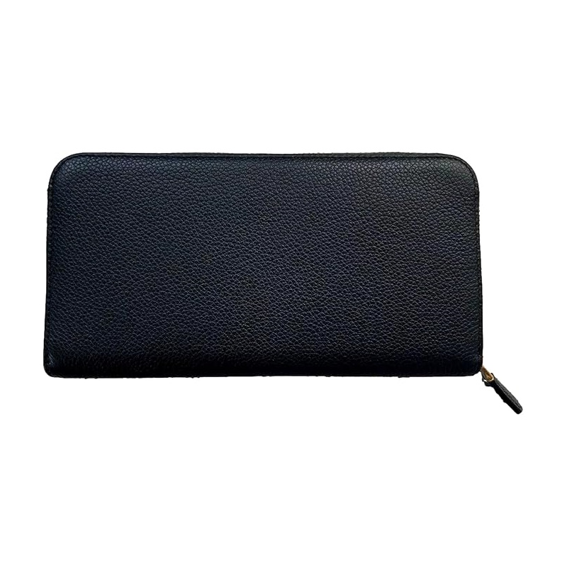 Prada Leather Wallet 1ML506 Zip Around - Black