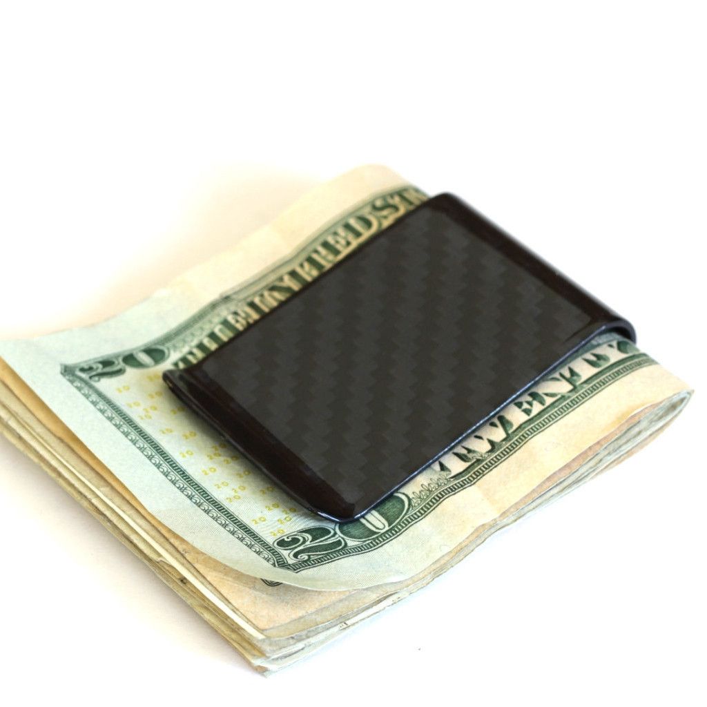 slimTECH Carbon Fiber Money Clip - Carbon Gloss