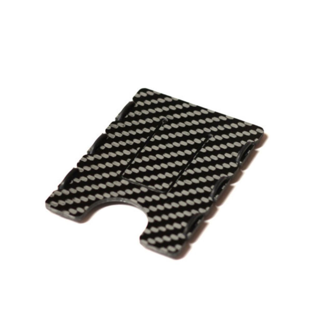 slimTECH Carbon Fiber Wallet With Money Clip - Carbon Gloss