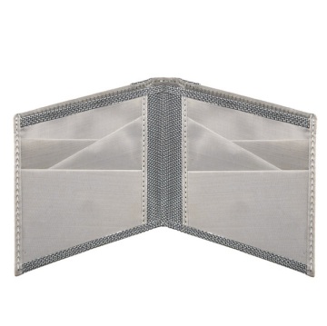 Stewart/Stand Stainless Steel Wallet - Silver Checkered 