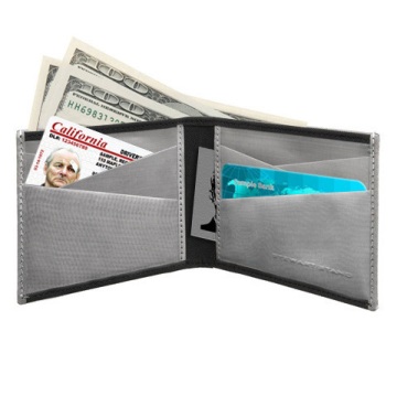 Stewart/Stand Stainless Steel Wallet - Silver/Black