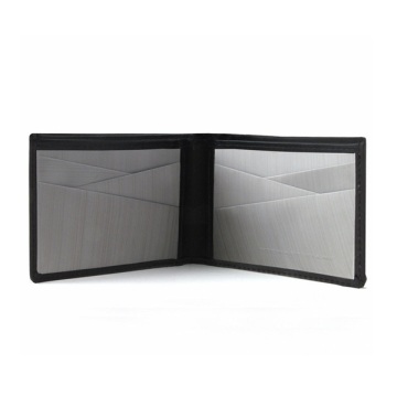 Stewart/Stand Stainless Steel Wallet - Black/Silver