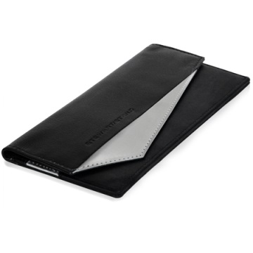 Stewart/Stand Clutch Wallet  - Black / Silver