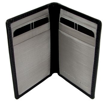 Stewart/Stand Stainless Steel Driving Wallet - Black/Silver