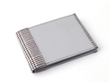 Stewart/Stand Stainless Steel Wallet  - Houndstooth