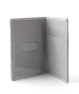 Stewart/Stand Stainless Steel Driving Wallet with Window - Silver Texture