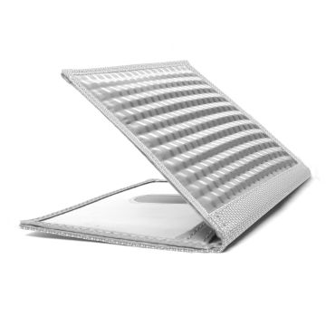 Stewart/Stand Stainless Steel Driving Wallet with Window - Silver Texture