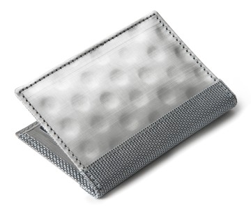 Stewart/Stand Stainless Steel Driving Wallet with Window - Silver