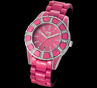 STORM London Storm London NEW Vesta Crystal watch - Pink