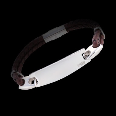 STORM London Zeus ID Bracelet - Brown